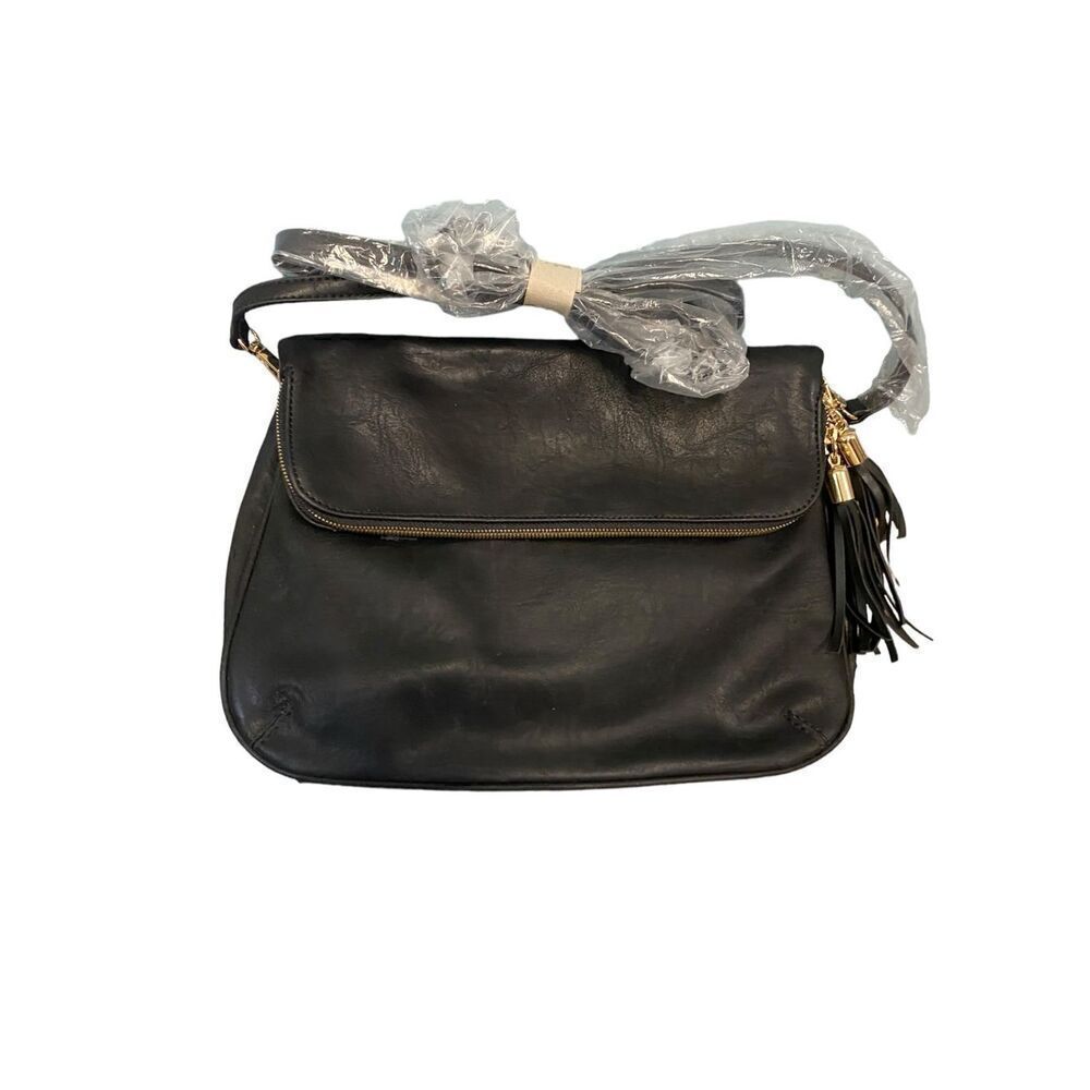 Mali +‎ Lili Magnetic Closure Crossbody Black Purse NWT